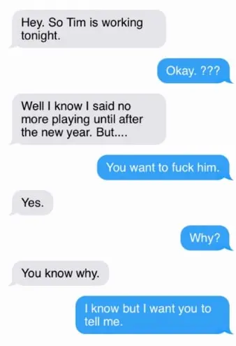 cuckhold text messages 1